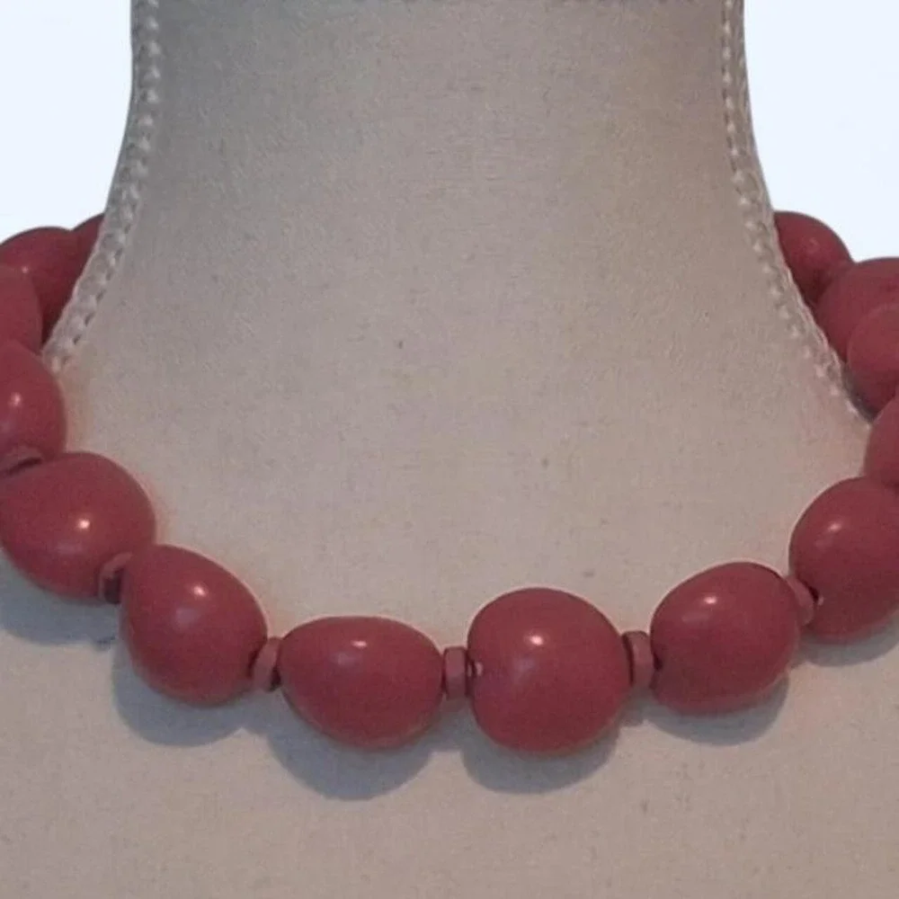 Fashion Jewelry vtg mauve